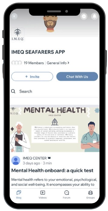 IMEQ Seafarers App Screenshot